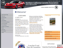 Tablet Screenshot of nccacorvettes.org